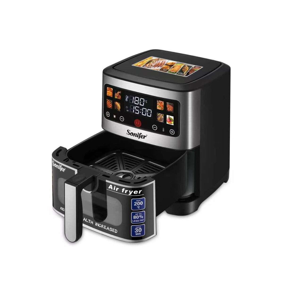 SF-1028PRO - Air fryer 6.5L with metal liner