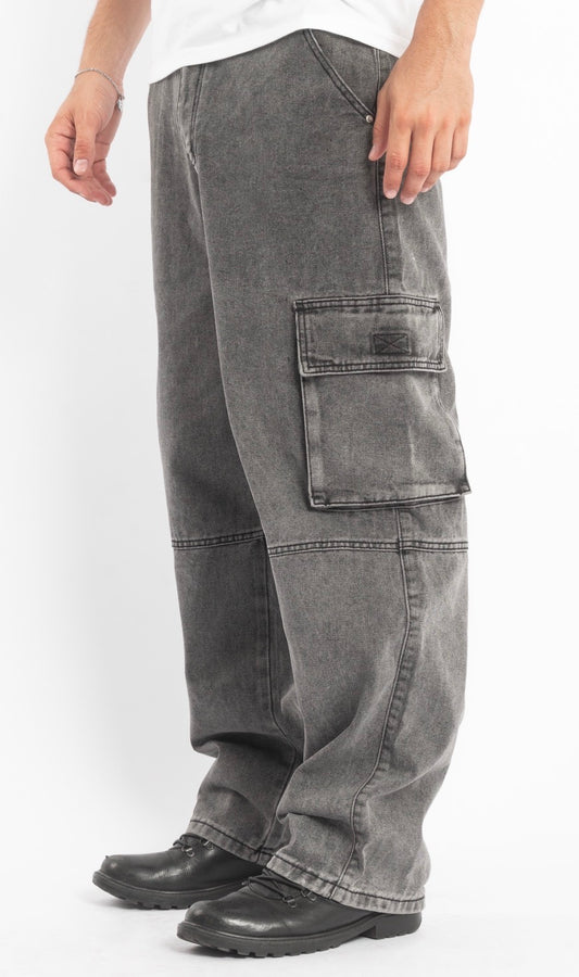 25TH34 - JEAN CARGO BAGGY